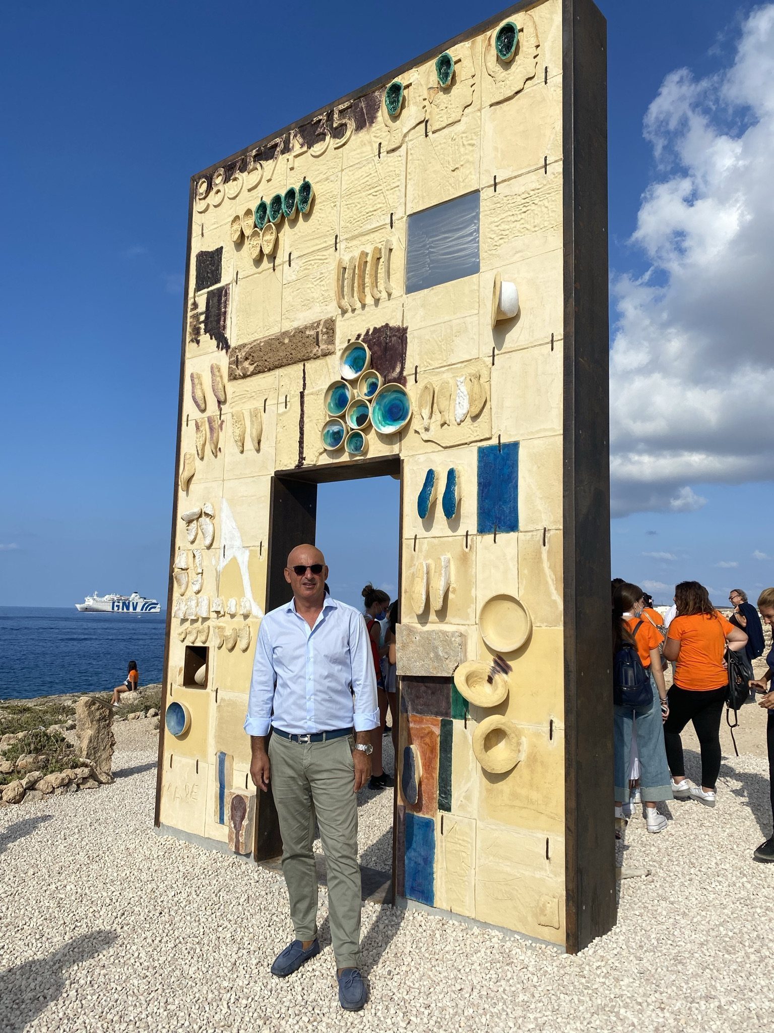 Restauro della Porta d’Europa, Lampedusa